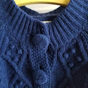 Mini Boden wool bobble cardigan sweater size 5 6
